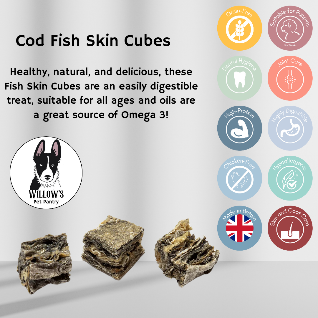 Cod Fish Skin Cubes