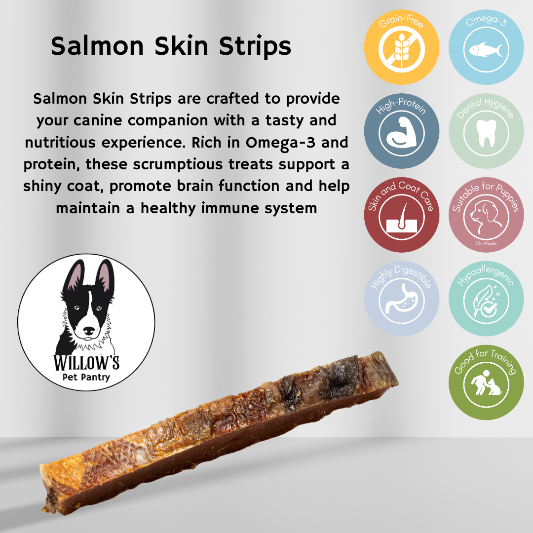 Salmon Skin Strips