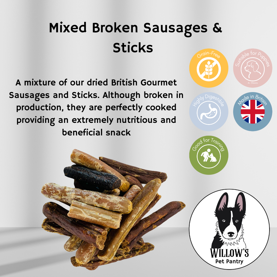 Broken Gourmet Sausages & Sticks (Mixed)